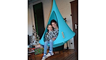 Vivere Bonsai Cacoon Hanging Chair | Turquoise | CACBLB10