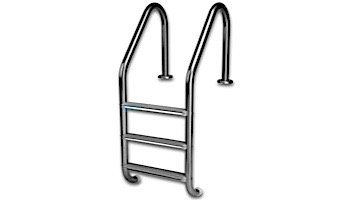 Inter-Fab 4 Step Standard Ladder With Sure-Step Treads | 1.90"? x .049"? Thickness 316L Marine Grade Stainless Steel | L4049S-MG