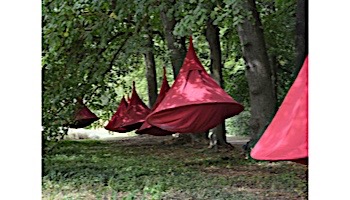 Vivere Double Cacoon Hanging Chair | Chili Red | CACDR5