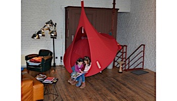 Vivere Double Cacoon Hanging Chair | Chili Red | CACDR5