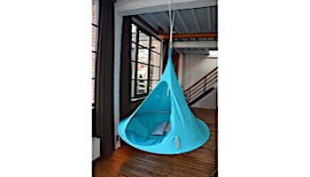 Vivere Double Cacoon Hanging Chair | Turquoise | CACDBL10