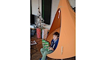 Vivere Double Cacoon Hanging Chair | Mango | CACDM3