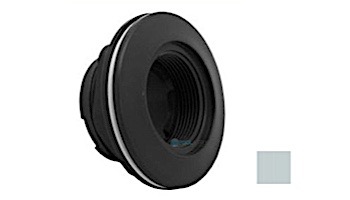 AquaStar Large Wall Fitting with 1 1/2" FPT with Vinyl Gasket and Lock Nut | Light Gray | ES1022V03