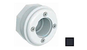 AquaStar 4 Screw Vinyl Fitting with 1 1/2" Socket | Black | ES1408SL02