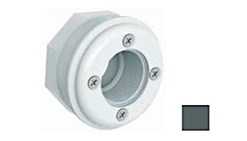 AquaStar 4 Screw Vinyl Fitting with 1 1/2" Socket | Dark Gray | ES1408SL05