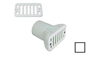 AquaStar Gutter Deck Drain 2"x4" Fits 2" Pipe | Black | GDD102