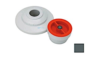 AquaStar 1/2" Extender with 3 pc Decorative Cover and Plaster Cap with Slotted Orifice | Dark Gray | MP105D