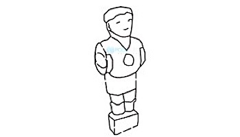Carmelli&trade; Primo Foosball Away Player | NGP5796