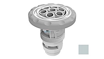 AquaStar AquaThunder Massage Jet Barrel with Light Gray WAVE Logo and Light Gray Rubber Overmold | ATGB50303A-7