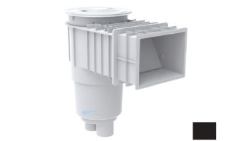 AquaStar Flow Star Standard Skimmer with Flush Face 4" Extension, Float Assembly, Basket, Lid and Collar | Black | SKR14102