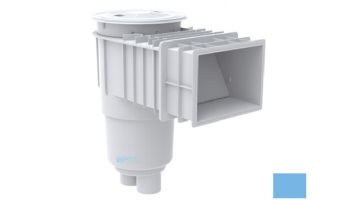 AquaStar Flow Star Standard Skimmer with Flush Face 4" Extension, Float Assembly, Basket, Lid and Collar | Blue | SKR14104