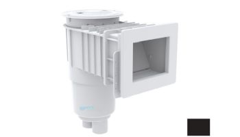 AquaStar Flow Star Standard Skimmer with Narrow 9" Deep Throat, Float Assembly, Basket, Lid and Adjustable Collar for Fiberglass | Black | SKRFFL3N102