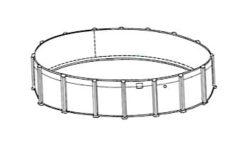 Laguna 24' Round Above Ground Pool | Basic Package 52" Wall | 168012