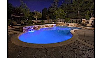 J&J Electronics ColorSplash XG Series Color LED Pool Light | 120V 300' Cord | LPL-F2C-120-300-P