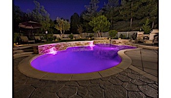 J&J Electronics ColorSplash XG Series Color LED Pool Light | 12V 150' Cord | LPL-F2C-12-150-P