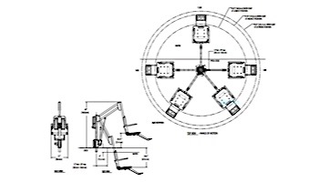SR Smith aXs2 Round Post ADA Compliant Pool Lift | No Anchor | 310-0000R