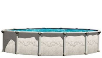 Magnus Hybrid 15' Round 54" Aluminum Above Ground Pool Sub-Assembly | Includes Wide-Mouth Skimmer | PMAGDOR-1554RSRSRSB11-WA