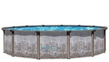 Regency LX 30' Round Resin Hybrid Above Ground Pool Sub-Assembly with Skimmer | 54" Wall | PREGLXNEW-3054RSRRRRF41-WS