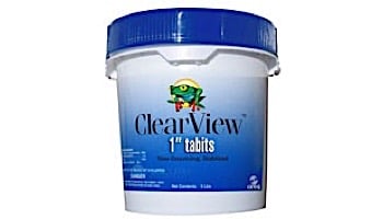ClearView 1" Tablets Slow Dissolving Chlorine Tabs | 5 LB | CVTS005