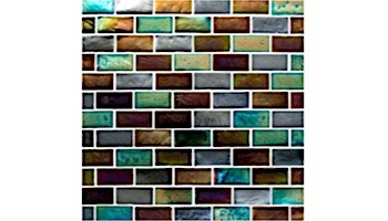 National Pool Tile Spectra 7/8 x 1 7/8 Glass | Harlequin |  OCN-HARLEQUIN1X2