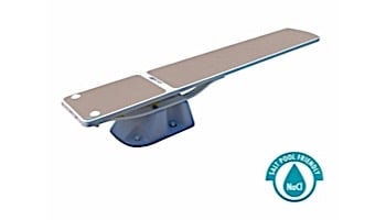 SR Smith Salt Pool Jump System with TrueTread Board Complete | 8' White with Tan Top Tread | 68-207-5782T