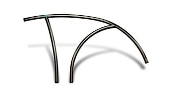 SR Smith Artisan Series Deck-Mounted Stair Rail | 8" Leg Extensions | .049 Thickness 304 Stainless Steel 1.90" OD | ART-1004-8