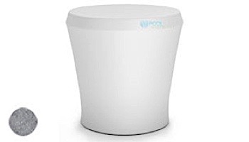 Ledge Lounger Affinity Collection Outdoor Side Table | White | LL-AF-ST-W