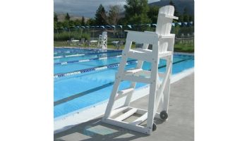 Spectrum Aquatics Mendota Portable Lifeguard Chair | 48" Inch | White | 45023