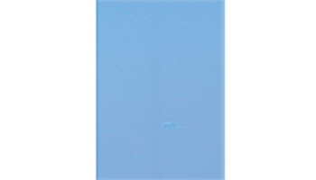 Solid Blue 41' x 21' Oval 15 Mil Thickness Overlap Liner | Flat Bottom | 48" and 52" Wall Height | 3000 Series - Standard Duty (SD) | 5-4121-721