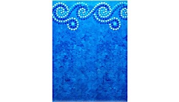 Blue Lagoon 41' x 21' Oval 15 Mil Thickness E-Z Clip Pool Liner | 52" and 54" Wall Heights | 3000 Series - Standard Duty (SD) | 5-4121 LAGOON 2