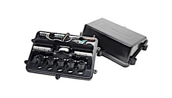 Intermatic COMBO Connect Pool Spa Weatherproof Transformer and Junction Box | 5 Lights Cap | 100W 12-13 VAC | PJBX52100
