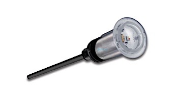 J&J Electronics ColorSplash VU Nicheless RGB Series LED Pool and Spa Light Fixture | 8W 12V 30' Cord | LPL-R1C-12-30