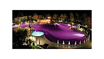 J&J Electronics ColorSplash VU Nicheless RGB Series LED Pool and Spa Light Fixture | 8W 12V 30' Cord | LPL-R1C-12-30