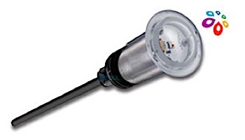 J&J Electronics ColorSplash VU Nicheless RGB Series LED Pool and Spa Light Fixture | 8W 12V 30' Cord | LPL-R1C-12-30