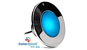 J&J Electronics ColorSplash XG-W Series RGB + White LED Pool Light Fixture | 120V Equivalent to 500W 30' Cord | LPL-F2CW-120-30-P 23000
