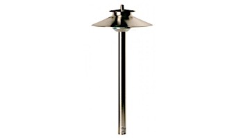 FX Luminaire DelMare Pathlight | 12" Riser | 20W G4 Xenon | Nickel Plate | DM-20-12R-NP