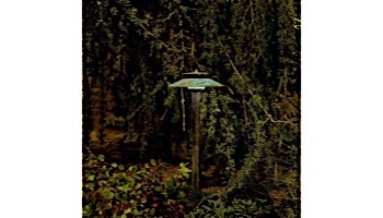FX Luminaire DelMare Pathlight | 12" Riser | 20W G4 Xenon | Nickel Plate | DM-20-12R-NP