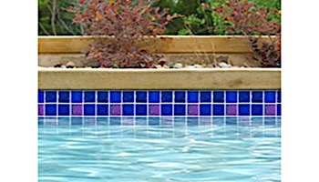National Pool Tile Equinox 2x2 Glass | Dark Blue | EQX-MIDNIGHT2X2