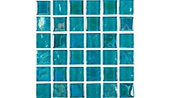 National Pool Tile Equinox 1x2 Glass Tile | Verde | EQX-EVERGREEN1X2