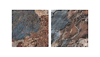 National Pool Tile Ridgeline 6x6 Series | Blue Slate | RLN-BLUE