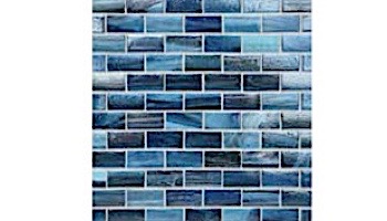 National Pool Tile Boutique Agate Series 1x2 Glass Tile | Portofino Pearl | AGT-1X2-PORTOFINO-PEARL