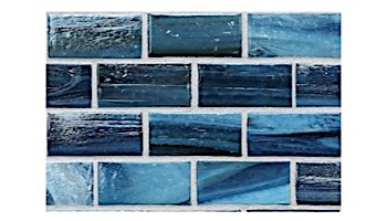 National Pool Tile Boutique Agate Series 1x2 Glass Tile | Portofino Pearl | AGT-1X2-PORTOFINO-PEARL