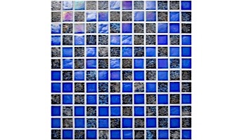 National Pool Tile Pacific Palisades Series 1x1 Glass Tile | Azure | PFS-OCEAN