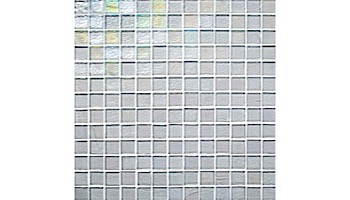 National Pool Tile Sea Ice Series 1x1 Glass Tile | Silver | ICE-SILVER