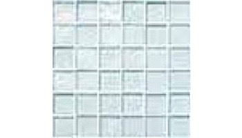 National Pool Tile Sea Ice Series 1x1 Glass Tile | Icecap | ICE-CLEAR