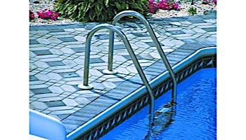 SR Smith 3 Step Sealed Steel Ladder 24" | Stainless Steel Treads | SS 304 Grade Pewter Gray Color | VLLS-103S-VG