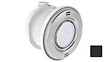 Pentair In-Floor formerly A&A Manufacturing QuikBrite Adjustable Angle White LED Pool and Spa Light | 12V 50' Cord | Black Trim Plate | 579622