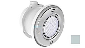 Pentair In-Floor formerly A&A Manufacturing QuikBrite Adjustable Angle White LED Pool and Spa Light | 12V 50' Cord | Light Gray Trim Plate | 579593