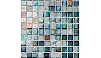 National Pool Tile Boutique Oceanside Mini Blend Glass Tile | Marine | OCN-MARINE MINI