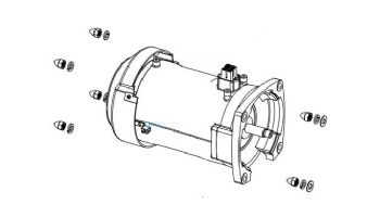 Sta-Rite Motor for IntelliPro VS Pump Ferrite | Black | 350306S